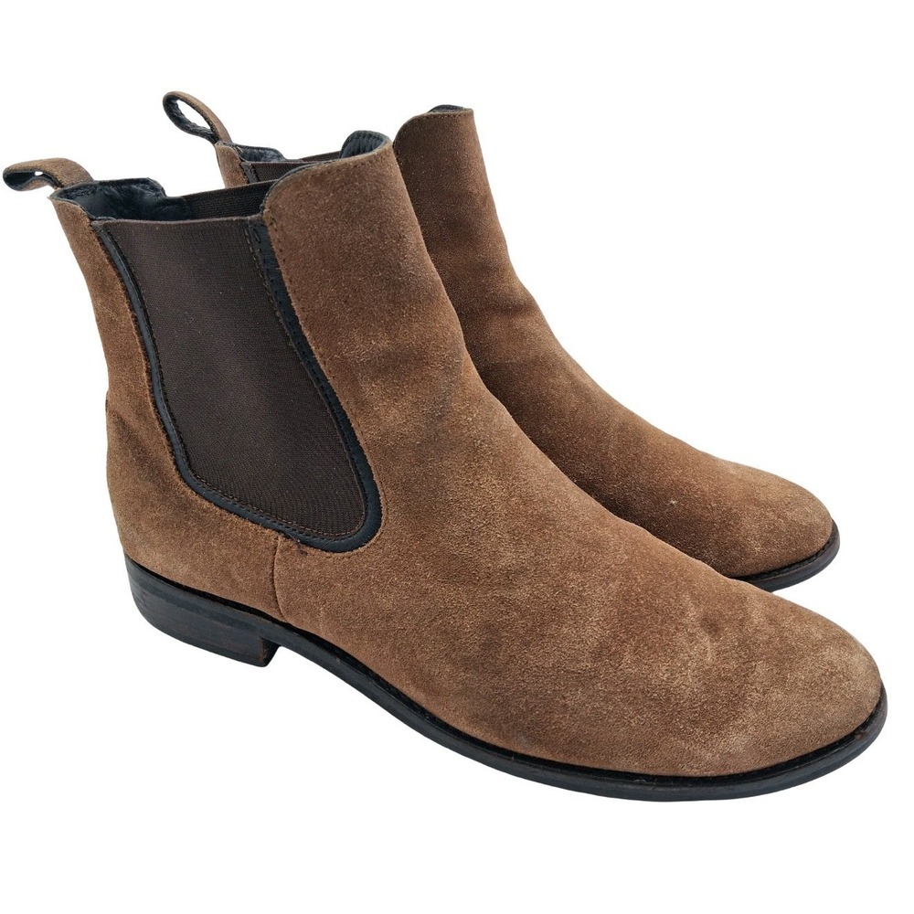 Thursday Boot Co Chelsea Boots Mens Size 11 Brown Suede Pull On Ankle Casual